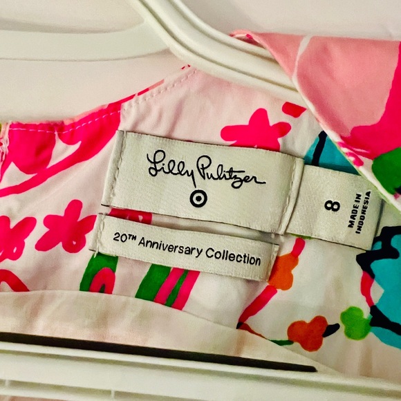 NWT LILLY PULITZER TARGET 20TH ANNIV COLLECTION DRESS & SCARF SET NOSEY POSEY! - Picture 6 of 10